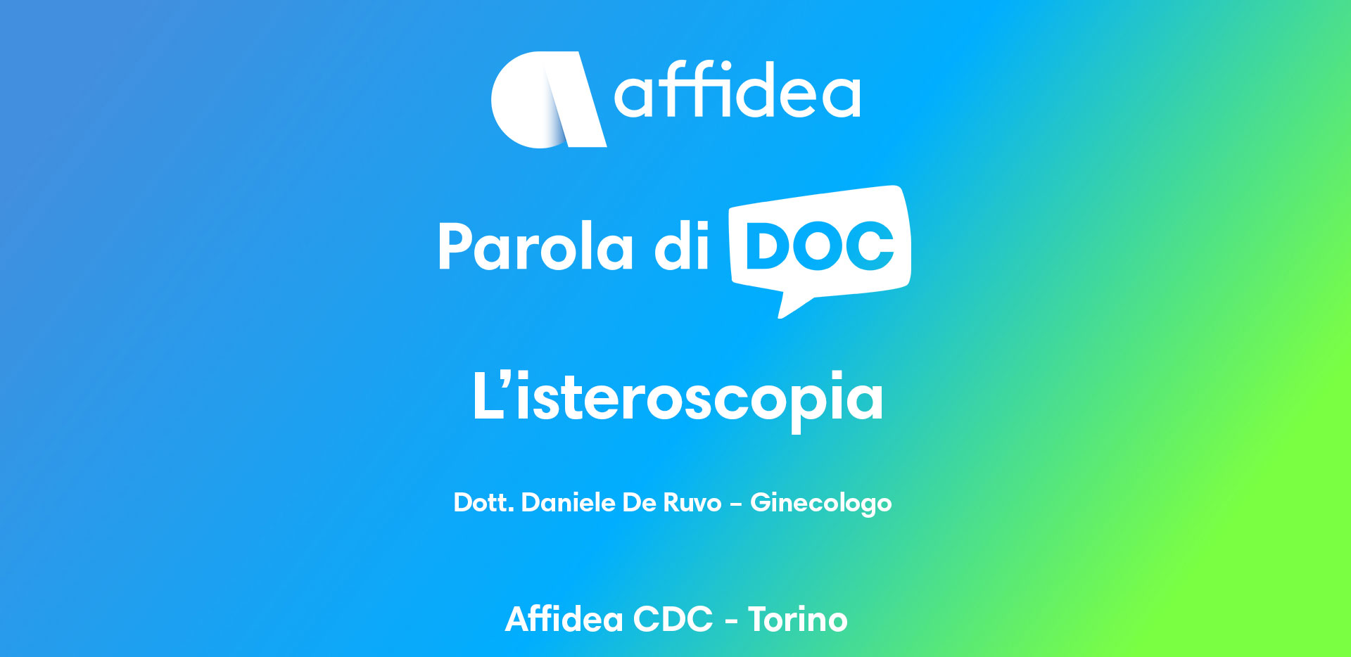 Isteroscopia diagnostica e operativa. Cosa c'è da sapere