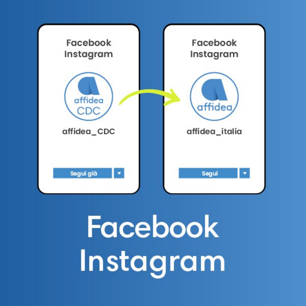 I canali Facebook e Instagram di Affidea|CDC confluiscono in quelli di Affidea Italia
